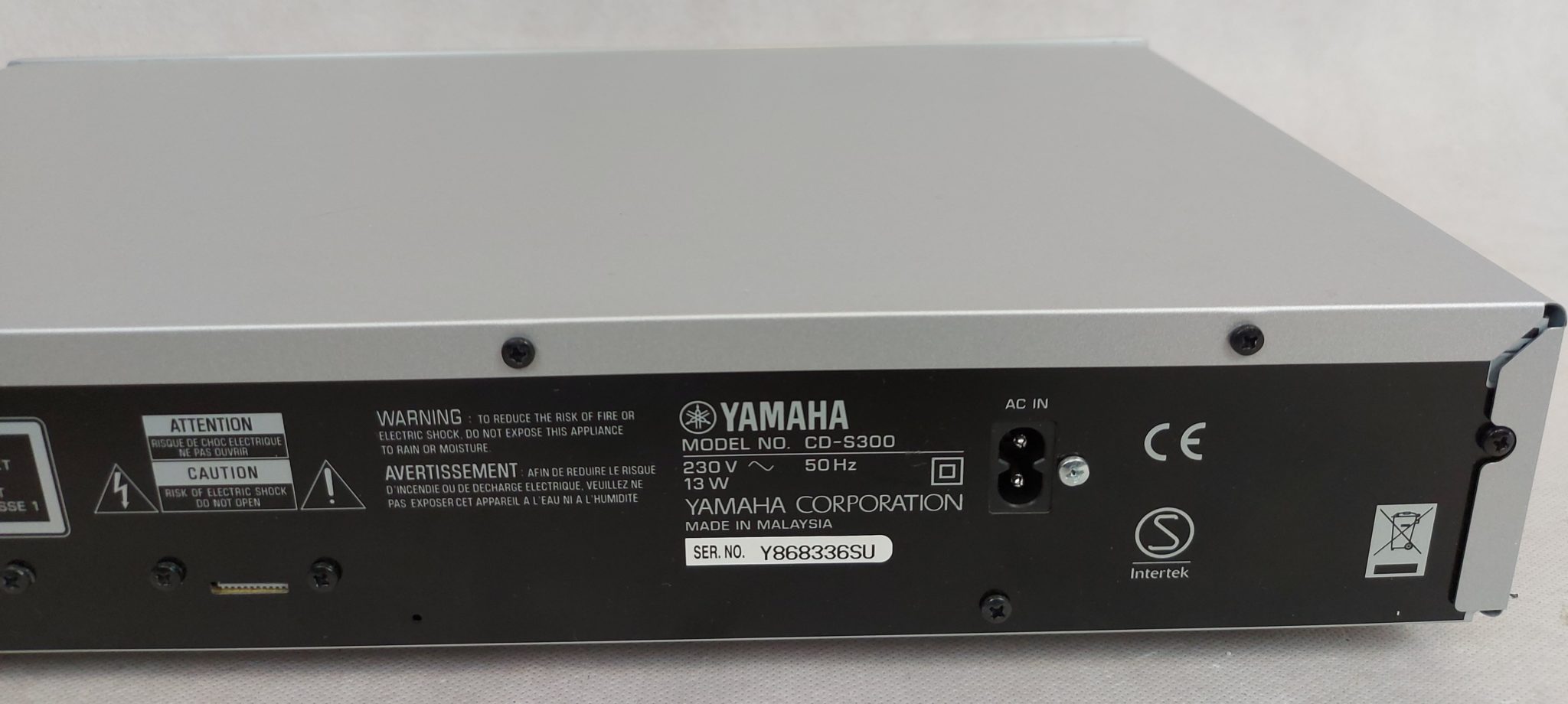 Cd yamaha cd s300 не видит диски